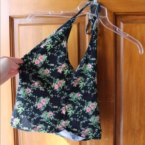 Floral halter tank